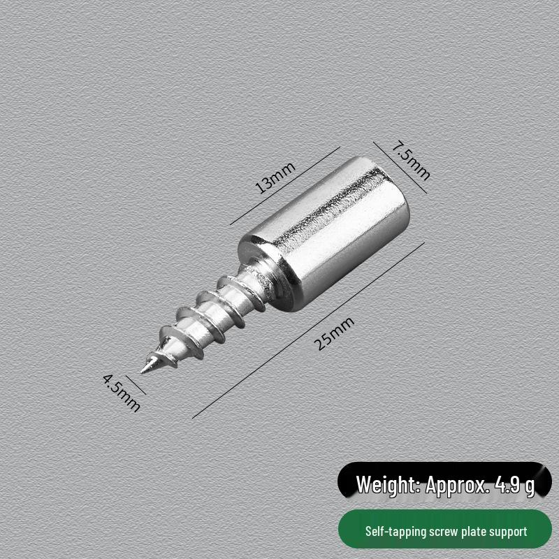 Самонарезающий винт полкодержатель для шкафа и стеклянного хранения