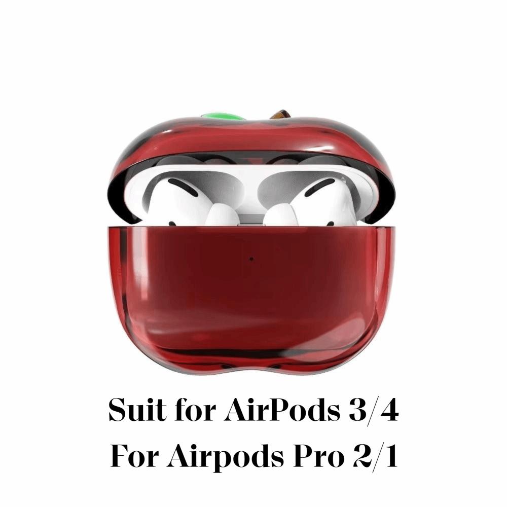 3D Прозрачный Защитный Чехол для Наушников Защитная Крышка для AirPods 3/4 / Airpods Pro 2/1 Подарок