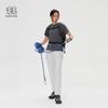 Женская футболка KOLON SPORT для скалолазания, смесовая шерсть, с круглым вырезом, короткий рукав