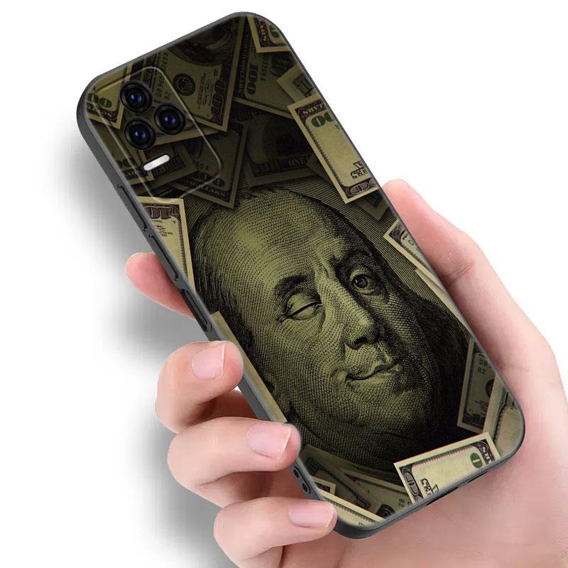 Banknote Dollar Cash Money Phone Case For Xiaomi POCO F2 F3 M2 M3 M4 X3 X4 Pro NFC F4 GT 5G F1 X2 C3 C31 C40 M5S TPU Black Cover