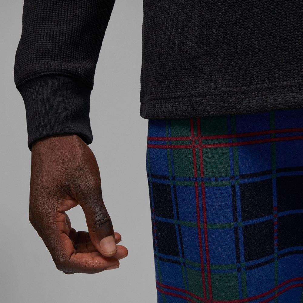 Jordan As M J Ess Winter Long Sleeve Top Solid Logo Crew Neck Sports T-Shirt Men Tops Black DV1586-010