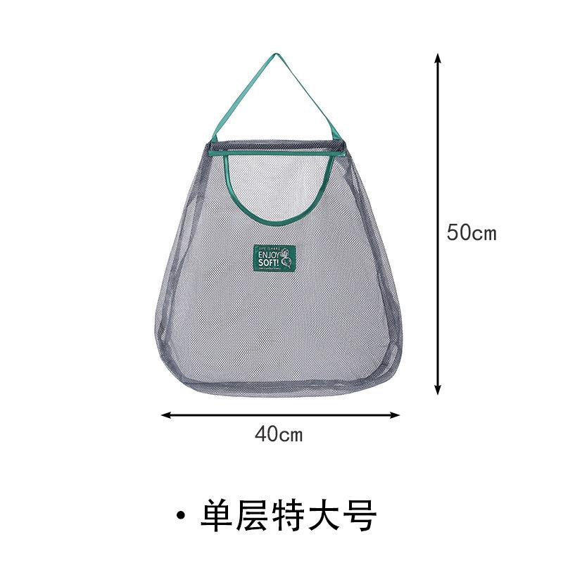 Hanging Storage Net Bag Portable Hollow Breathable Bag For Ginger Garlic Onion Fruits Vegetables