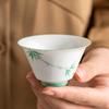 Hand-painted Bamboo Master Cup Ladies Personal Tea Cup Bowl Chinese Ceramic Kung Fu Teaware Retro Tea Ceremony Household Teacups