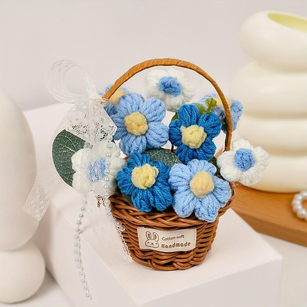 Готовый продукт Ручной работы Цветок Ручное плетение Цветок Имитация Цветка День Святого Валентина