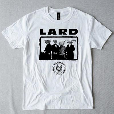 LARD 'Mate' Band T Shirt, 90s Industrial Punk Tee Alternative Rock Band Shirt Vintage Graphic Unisex Ministry T-Shirt Mens Kids