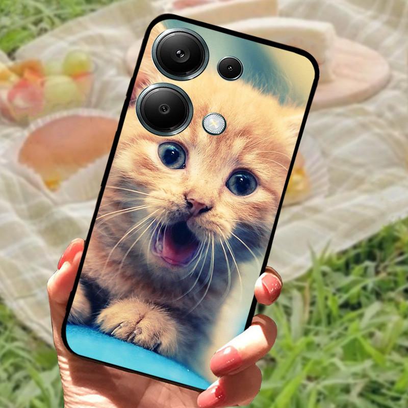Чехол для Poco M6 Pro 4G Чехол Poco M6 4G Силиконовый Мягкий Мраморный Бампер Coque для Xiaomi Poco F6 Redmi Turbo 3 5G Защитные Fundas