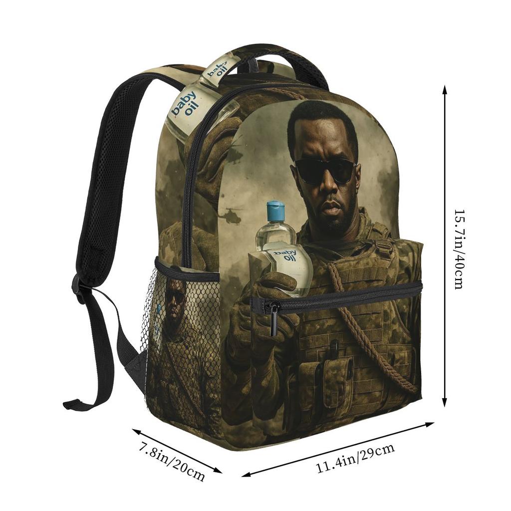 Пародия на мем Call Of Diddy Рюкзак для геймеров, студентов Школьная сумка Походный дневной рюкзак для мальчиков и девочек Модная сумка для книг Наплечные сумки