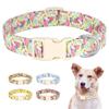 Dog Collar Nylon Pet Dogs Collars Adjustable Dog Necklace With Cute Print For Small Medium Large Dogs Chihuahua Pug Pet Supplies