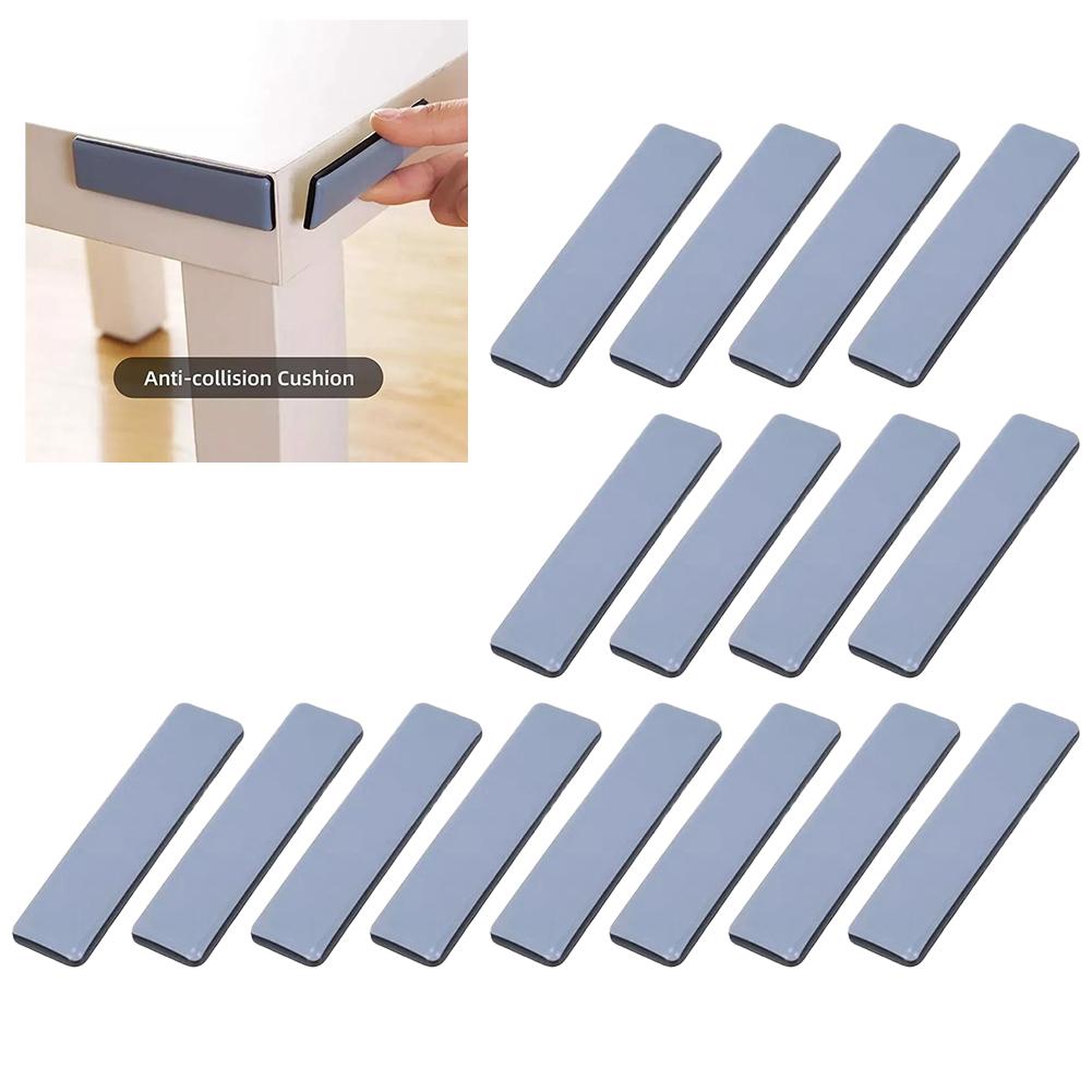 16 Pcs Furniture Sliders Gliders Square Mover Pad Household Anti Collision Furniture Sliders Movers Protection Foot Sliding Pad