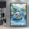 Canvas Printing Pokemon Pikachu Classic Anime Character Poster Modern Retro Style Home Room Decor Friends Gifts High Quality