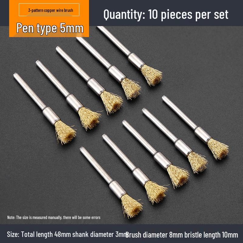 Electric Grinder Steel Wire Brush Polishing Head for Rust Removal and Walnut Polishing