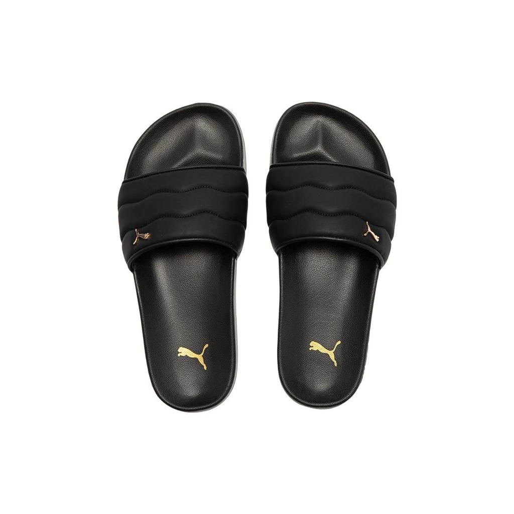 Puma Кроссовки Leadcat 2.0 Puffy Slide Black Women Metallic-Gold 389557-01