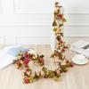 Rose Artificial Flowers Christmas Garland for Wedding Home Room Decoration Spring Autumn Garden DIY Fake Plant Vine