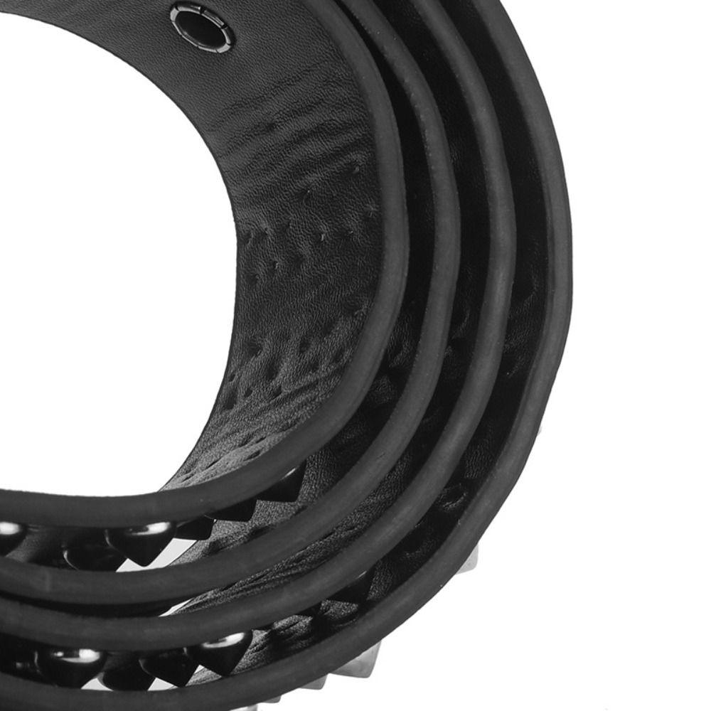 Luxury Brand Design Gothic Leather Belt Ladies Dress Strap Rivet Waist Band Pin Buckle Waistband