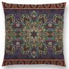 Бохо Красочные Цветы Абстрактный Этнический Цветочный Чехол для Подушки Мандалы Дизайн Узора Винтажный Пэчворк Ретро Наволочка