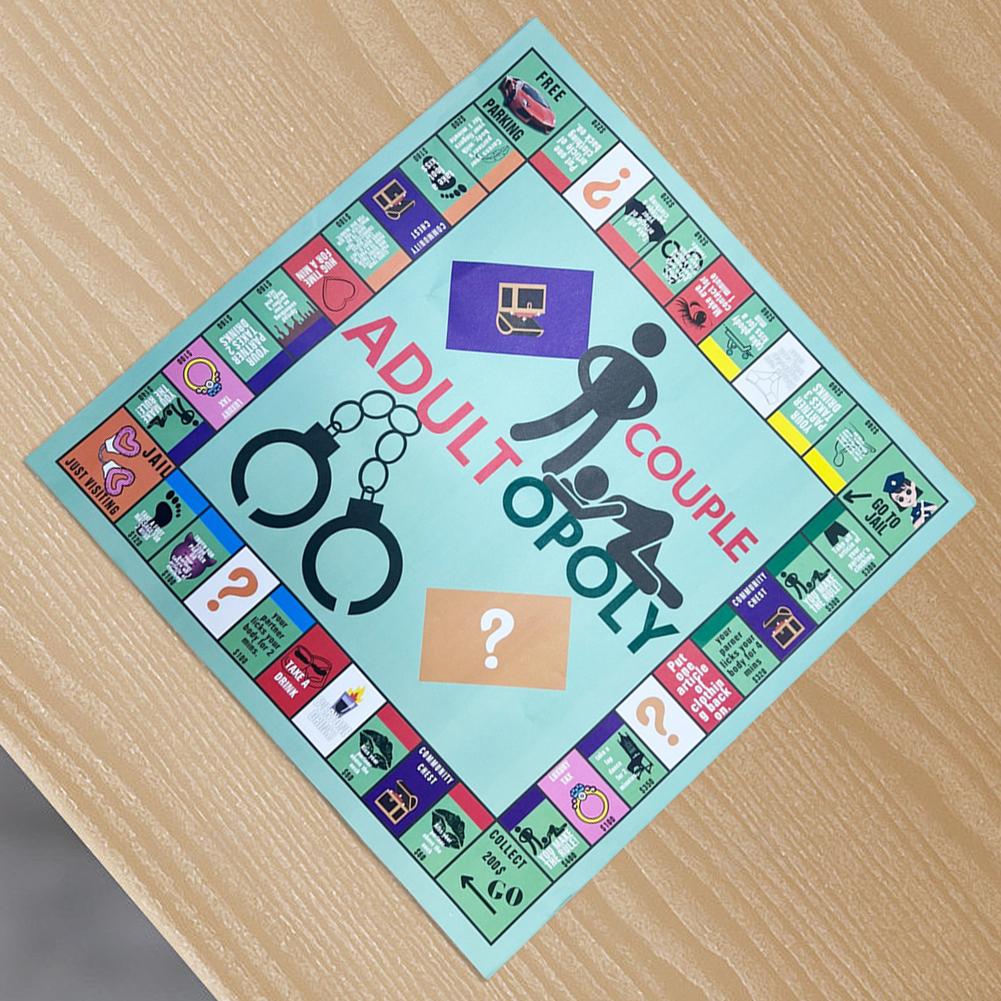 Adultopoly Настольная игра Парная настольная игра Забавная карточная игра «Отношения» Интерактивная портативная парная игра для мужа и жены