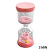 3/5/10/15/30 Mins Cartoon Sand Timer,Creative Plastic Hourglass Timer for Kids,Colorful Shatterproof Sand Clock for Game Timing