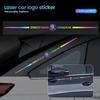 Car reflective laser logo stickers For Skoda Octavia MK2 MK3 2 3 A7 Fabia Karoq Kodiaq Superb Rapid Kamiq Scala Yeti  EK6