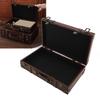Wood Vintage Suitcase Brown Wooden Storage Box Multi-purpose Organizer  Home Organization