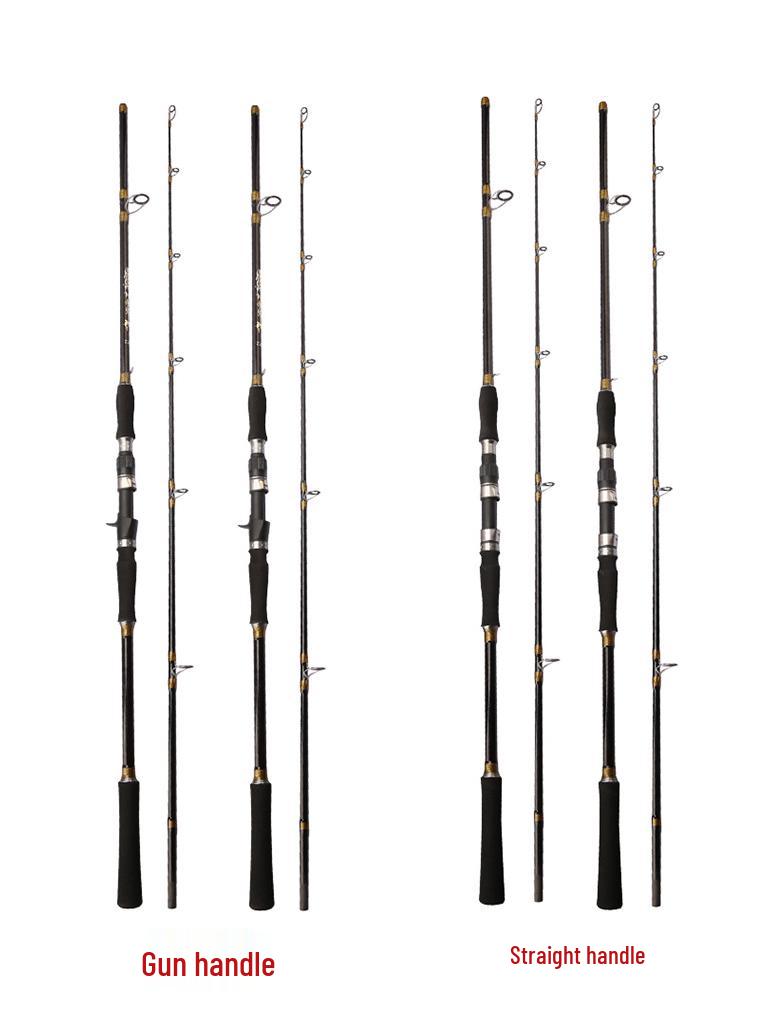 Thunder Rod XXH 2.7m/3m: Super Hard Blackfish Anchor, Straight/Gun Handle Lure Rod