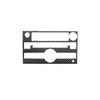 Carbon Fiber Interior Radio With CD Player Cover Trim For Silverado/Sierra WT