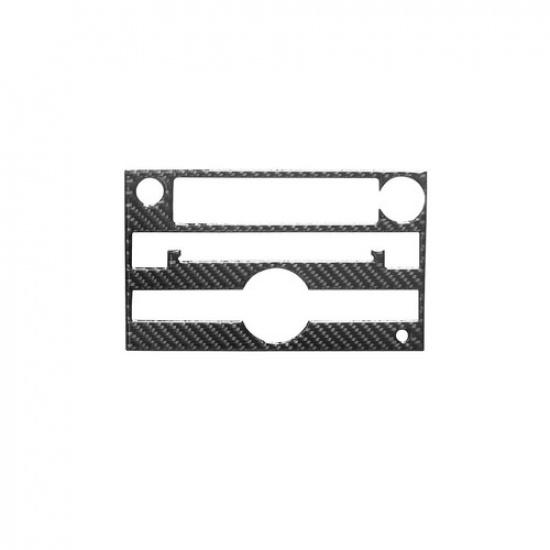 Carbon Fiber Interior Radio With CD Player Cover Trim For Silverado/Sierra WT