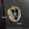 ADT1 Car Styling Metal Shield Emblem Car Fender Side Tail Body Sticker For Skoda Octavia A5 3 2 VRS Vision Kodiaq Favorit Rapid Fabia
