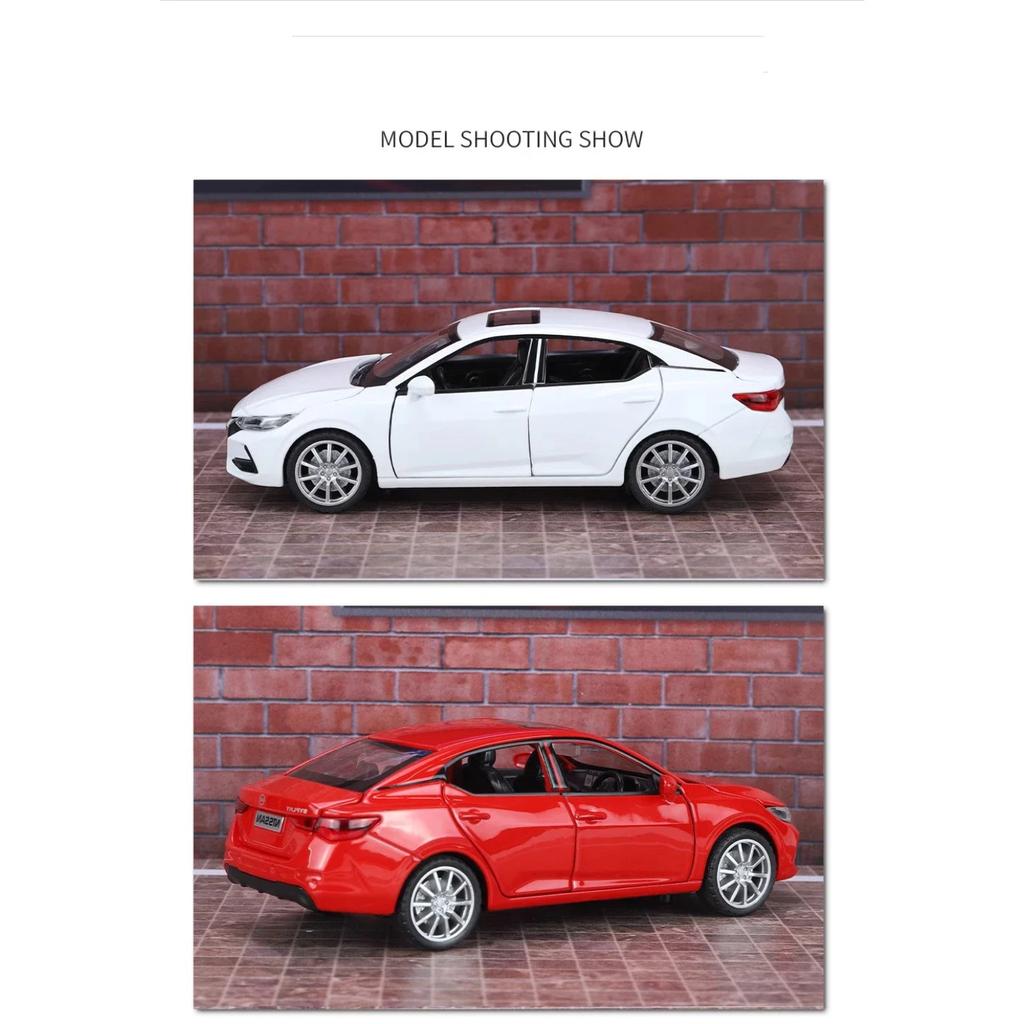 1/32 Nissan SYLPHY Литая из сплава Игрушечная модель автомобиля Звук и Свет Игрушка Коллекционные предметы Подарок на День Рождения