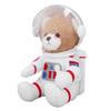 11.81in Space Bear Stuffed Toy Small Bag Adorable Down Cotton Cartoon Bear Doll for Birthday Gift