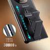 For Honor Magic V5 Case Plain Leather New Flip Cover Smart Display with Wrist Strap Stand  Central Axis Hinge Single Back Cover