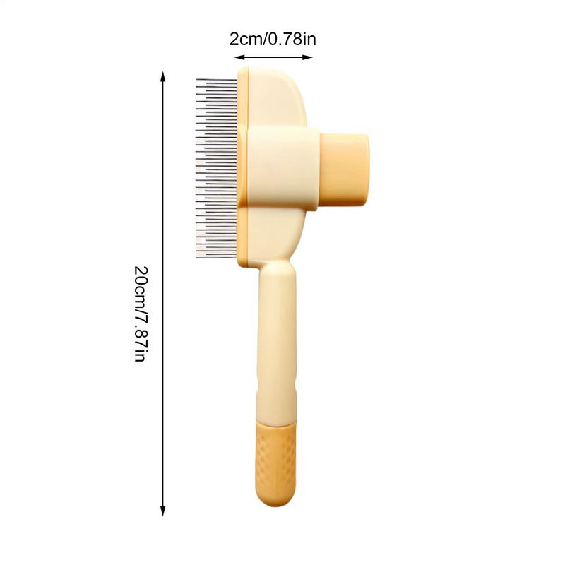 Dog Comb Pet Hair Remover Self-cleaning Cat Brush Massage Dog Brush One Click Combs For Cats Hair Knot Opening Pet Tools