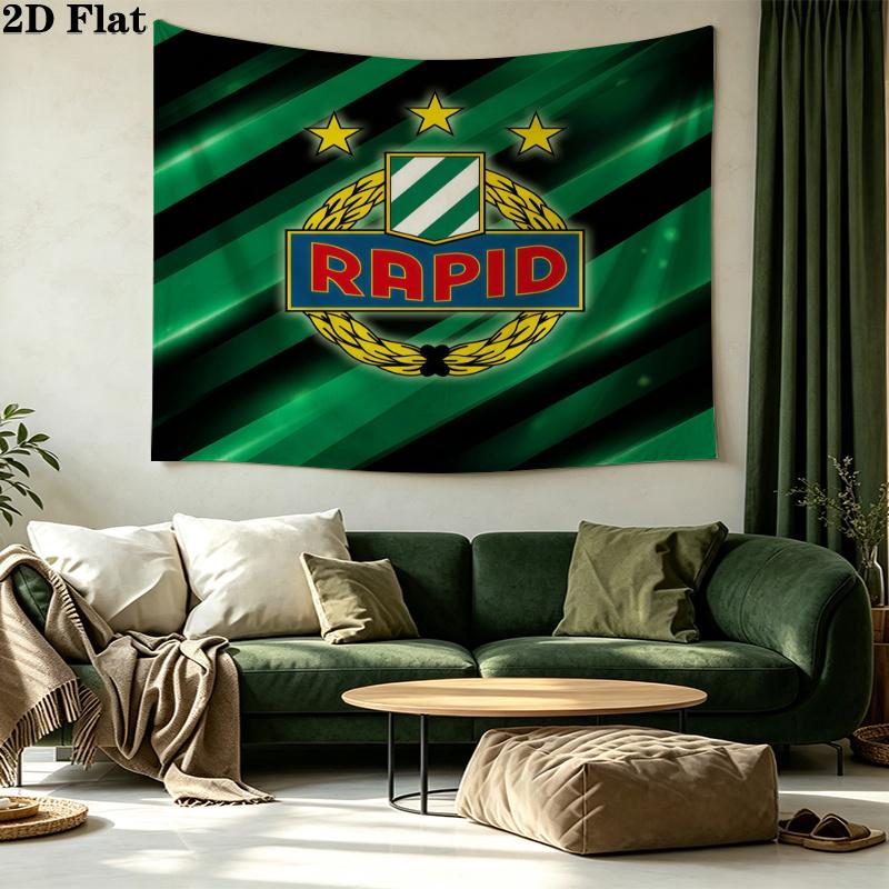 Rapid Wien Printed Tapestry – Wall Hanging for Bedrooms, Dorms, and Home Decor