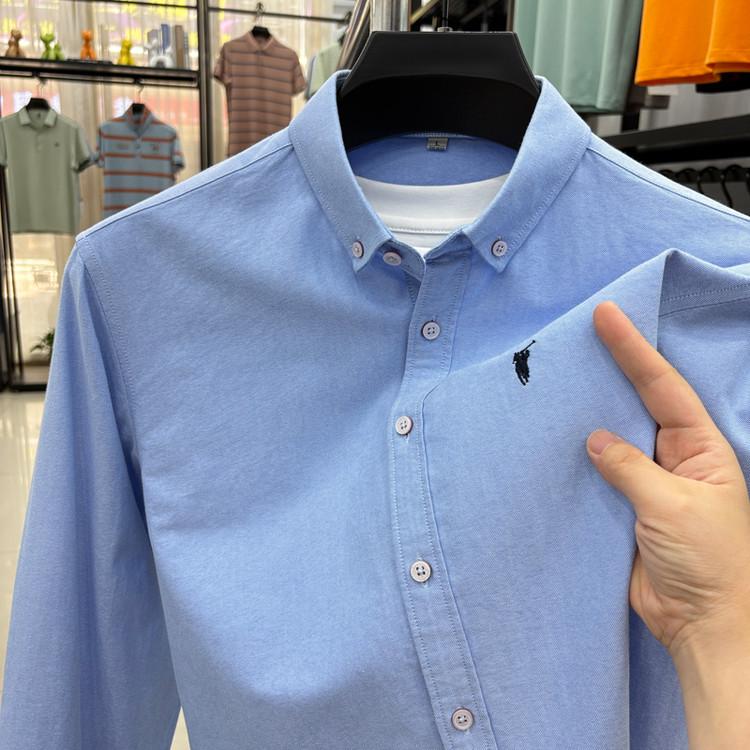 STORN 100% Cotton Corduroy Shirt - Green Long Sleeve M-4XL - Spring Autumn Slim Fit Candy Color Collection