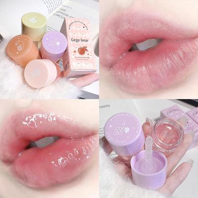 Маска для губ Crystal Jelly Lip Mask, бесцветная, увлажняющая и уменьшающая морщины вокруг губ, увлажняющая и предотвращающая высыхание основа под макияж губ