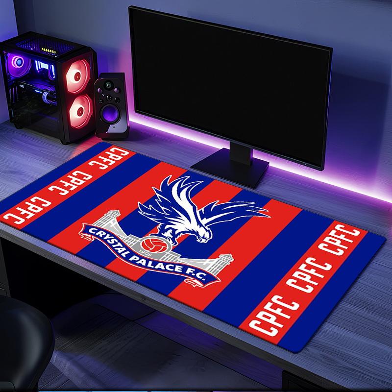 Crystal Palace Football Club mouse pad, rubber base, esports desk mat, mouse pad for gamers and office use, gaming desk , easy to clean mat