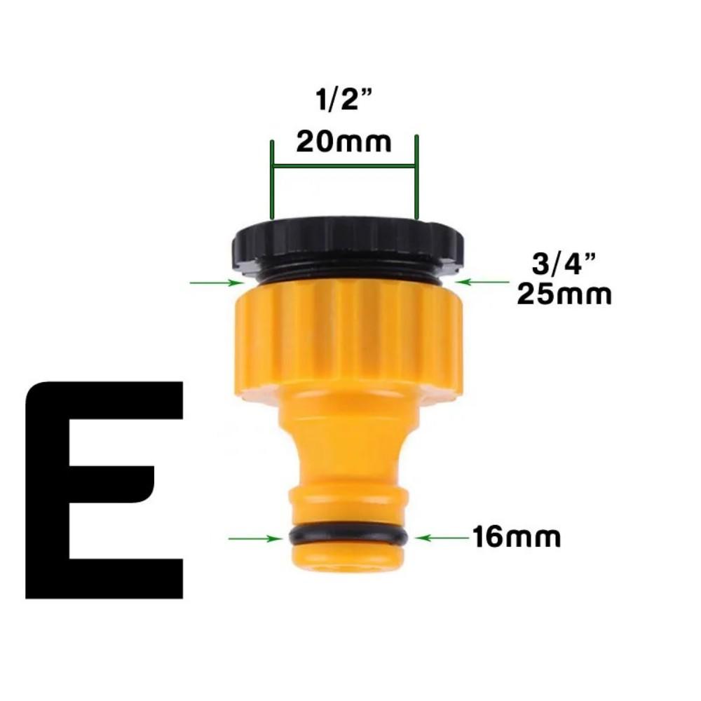 Быстроразъемный соединитель для садового шланга 1/2'' 3/4" Соединитель для садовой водопроводной трубы Пистолет для мойки автомобиля Фитинги для поливочной трубы Аксессуары для соединителя трубы