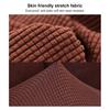 2 Pcs Sofa Arm Cover Elastic Thickened Dirt-resistant Solid Color Soft Fabric Anti-Slip Couch Armrest Protectors Recliner Slipcovers