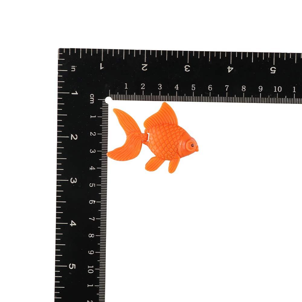 10pcs Lifelike Realistic Goldfish Simulation Moving Goldfish Artificial Fish Aquarium