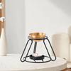 Essential Oil Burner Fragrance Romantic Decorative Diffuser Stainless Steel for Hotel