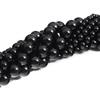 4-14 мм/28-92 шт. натуральный черный агат круглые бусины для изготовления ювелирных изделий DIY браслет ожерелье