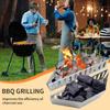 2 шт. Корзина для угля Корзина для угольного гриля BBQ Держатели Аксессуары для гриля Замена для аксессуаров гриля