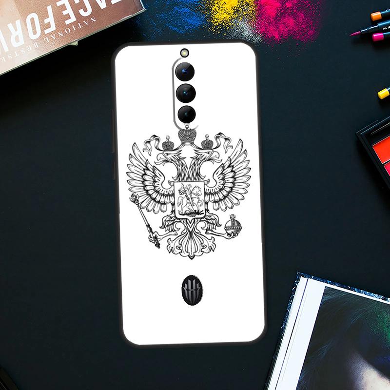 Russian Coat of Arms Case For ZTE Nubia Red Magic 9 Pro Plus RedMagic 8 8S Pro Plus 6 7 6S 7S Pro 5G 5S 6R Cover