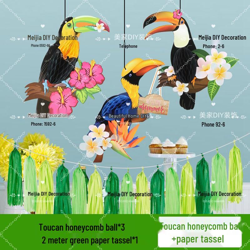 Весенняя тропическая фруктовая вечеринка Потолочные украшения: Ананасовые, клубничные, яблочные и виноградные сотовые шарики