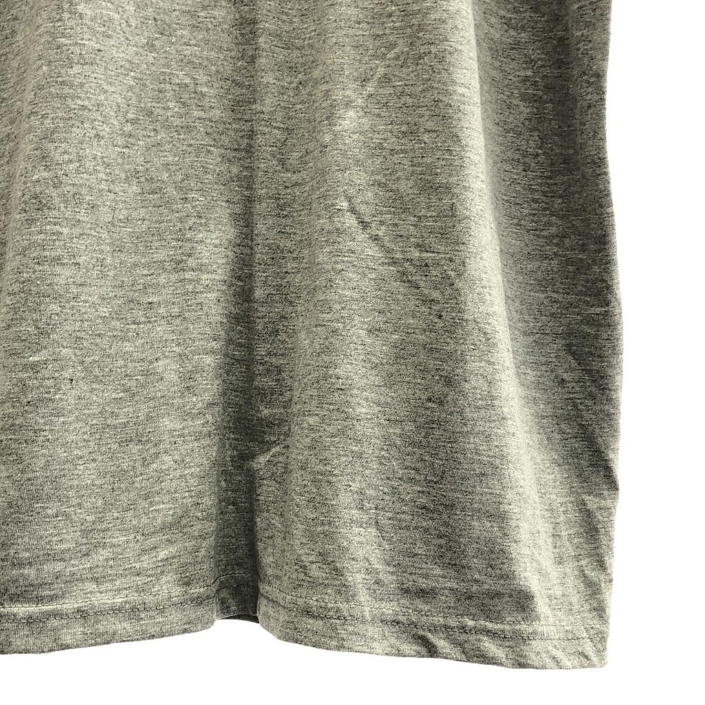 US ARMY Print Pattern Short Sleeve T-shirt Gray Back Print Men's Used