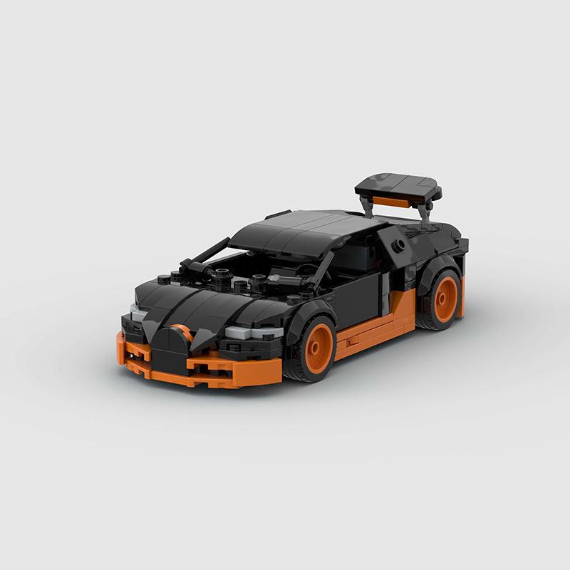 Техническая Скорость MOC Автомобиль Город Супер Ралли Автомобиль Строительные Блоки Кирпичи Украшение Ретро Винтажные Игрушки Для Детей Взрослых Подарки на День Рождения