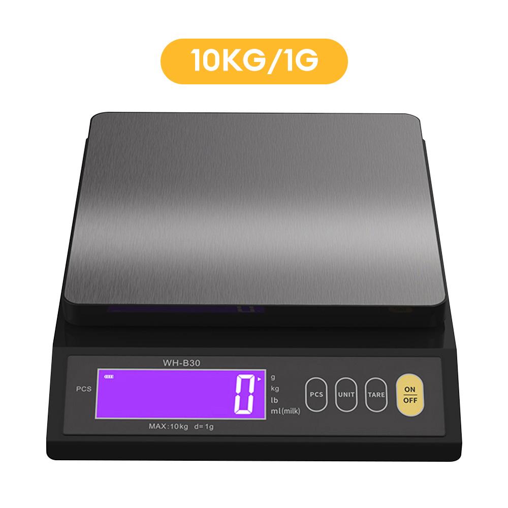 5kg/10kg Digital Electronic Kitchen Scale Multifunction Stainless Steel Scale Measuring Weighing Baking Tool with LCD Display