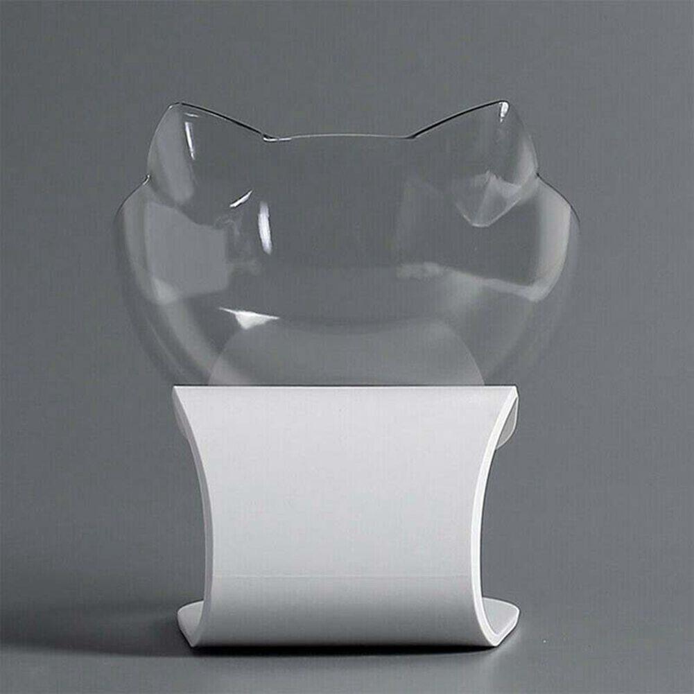 Одинарная двойная миска, наклонный милый дизайн, кошачьи уши, миска в форме кошки, горшок для еды домашних животных, контейнер для питьевой воды