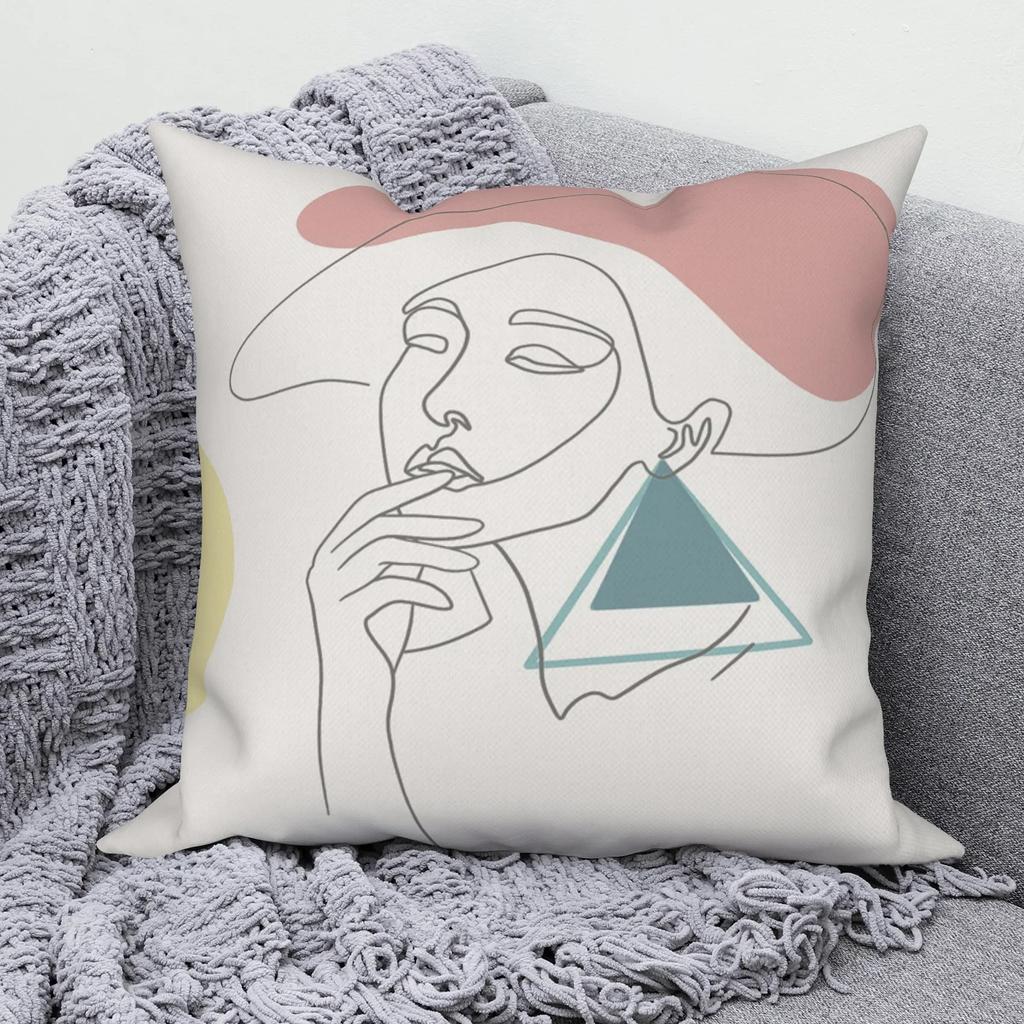 Линия Абстрактная Наволочка Чехол для Подушки Дивана Современный Простой Скандинавский Декоративный Домашний Накидной