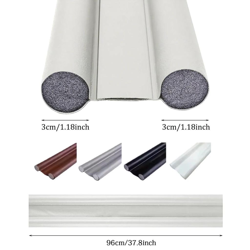 1pcs Flexible Under Door Draft Stopper Door Bottom Seal Strip Weather Strip Thicker Anti-Cold Gaps Blocker Sealing Weather Strip
