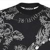 Свитшот с принтом в стиле барокко VERSACE JEANS с круглым вырезом 75GAI3R0-FS102-899
